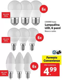 Offerta per Livarno Home - Lampadina Led, 6 Pezzi a 4,99€ in Lidl