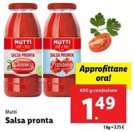 Offerta per Mutti - Salsa Pronta a 1,49€ in Lidl