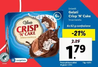 Offerta per Gelatelli - Gelati Crisp 'N' Cake  a 1,79€ in Lidl