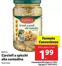 Offerta per Baresa - Carciofi A Spicchi Alla Contadina a 1,99€ in Lidl