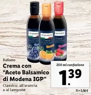 Offerta per Italiamo - Crema Con "Aceto Balsamico Di Modena IGP"  a 1,39€ in Lidl