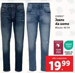 Offerta per Livergy - Jeans Da Uomo a 19,99€ in Lidl