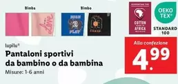 Offerta per Lupilu - Pantaloni Sportivi Da Bambino O Da Bambina a 4,99€ in Lidl