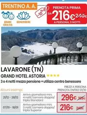 Offerta per Astoria - Lavarone (tn) a 216€ in Eurospin Viaggi