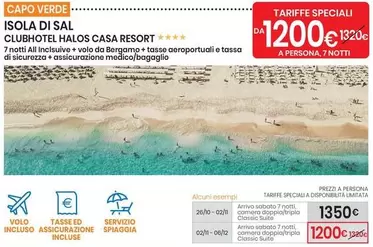 Offerta per Capo Verde - Cubinatel Halos Casa Resort a 1350€ in Eurospin Viaggi