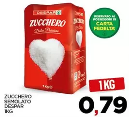 Offerta per Despar - Zucchero Semolato a 0,79€ in Interspar