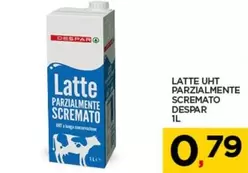 Offerta per Despar - Latte UHT Parzialmente Scremato a 0,79€ in Interspar