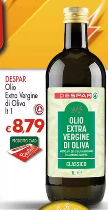 Offerta per Despar - Olio Extra Vergine Di Oliva a 8,79€ in Eurospar