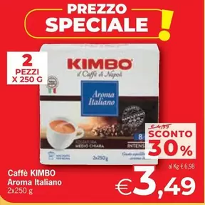 Offerta per Kimbo - Caffè Aroma Italiano a 3,49€ in Eurospar