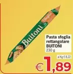 Offerta per Buitoni - Pasta Sfoglia Rettangolare a 1,89€ in Eurospar