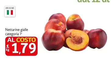 Offerta per Origine - Nettarine Gialle Categoria a 1,79€ in Belmarket