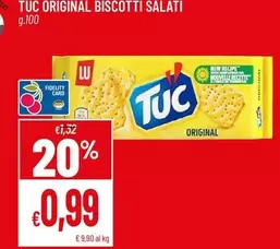 Offerta per LU - Lu - Tuc Original Biscotti Salati a 0,99€ in Iperpan