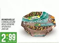 Offerta per Bonduelle - Cereallegre Riso Venere Sfizioso a 2,99€ in Sisa