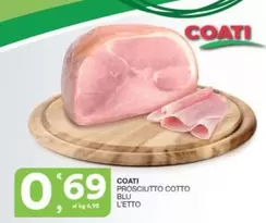 Offerta per Coati - Prosciutto Cotto Blu a 0,69€ in Sisa