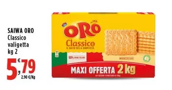 Offerta per Saiwa - Oro Classico Valigetta a 5,79€ in Carrefour Market