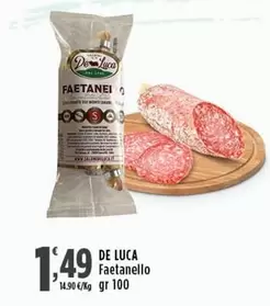 Offerta per De luca - Faetanello a 1,49€ in Carrefour Market