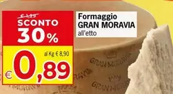 Offerta per Gran moravia - Formaggio a 0,89€ in Despar