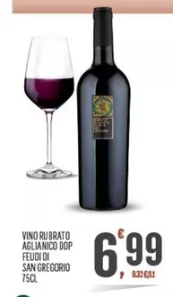 Offerta per Feudi di san gregorio - Vino Rubato Aglianico DOP Feudi Di San Gregorio a 6,99€ in Despar