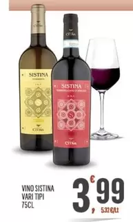 Offerta per Citra - Sistina - Vino a 3,99€ in Despar