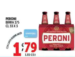 Offerta per Peroni - Birra a 1,79€ in Decò