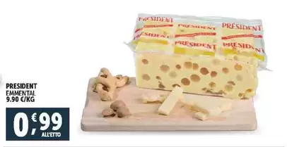 Offerta per Prèsident - Emmental a 0,99€ in Decò