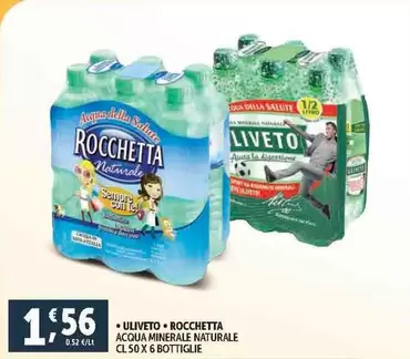 Offerta per Rocchetta - Liveto -  Acqua Minerale Naturale a 1,56€ in Decò