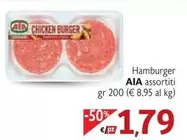 Offerta per Aia - Hamburger Assortiti a 1,79€ in Maxì