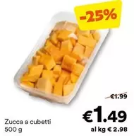 Offerta per Zucca A Cubetti a 1,49€ in Unes