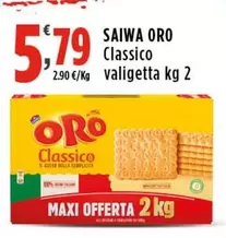 Offerta per Saiwa Oro - Classico Valigetta a 5,79€ in Supermercati Rossotono Market