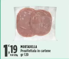 Offerta per Mortadella - Preaffettata In Cartene a 1,19€ in Supermercati Rossotono Market