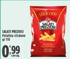 Offerta per Salati preziosi - Patatina Stickone a 0,99€ in Supermercati Rossotono Market