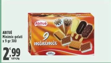 Offerta per Abituè - Abiti - Minimix Gelati a 2,99€ in Supermercati Rossotono Market