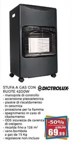 Offerta per Ods - Dictrolux - Stufa A Gas Con Ruote 4200W a 69,99€ in Happy Casa Store