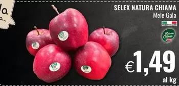 Offerta per Selex -  Natura Chiama - Mele Gala a 1,49€ in Famila Market