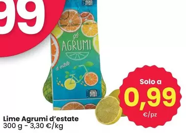 Offerta per Solo - Lime Agrumi D'estate a 0,99€ in Eurospar