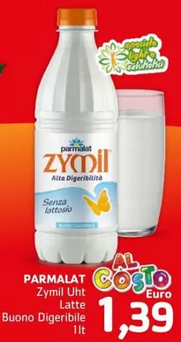 Offerta per Parmalat - Zymil Uht Latte Buono Digeribilità a 1,39€ in Pellicano