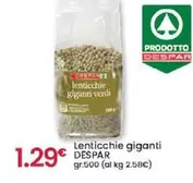 Offerta per Despar - Lenticchie Giganti a 1,29€ in Despar