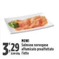 Offerta per Mowi - Salmone Norvegese Affumicato Preaffettato a 3,29€ in Supermercati Rossotono Easy