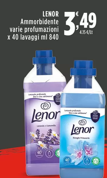 Offerta per Lenor - Ammorbidente a 3,49€ in Supermercati Rossotono Easy