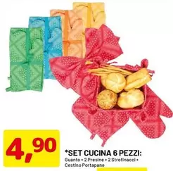 Offerta per Set Cucina 6 Pezzi a 4,9€ in Dpiu