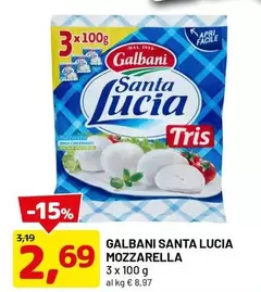 Offerta per Galbani - Santa Lucia Mozzarella a 2,69€ in Dpiu