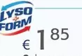 Offerta per Lyso - Form a 1,85€ in Acqua & Sapone