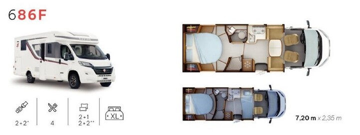 Offerta per Serie 6F 686F in Rapido autocaravan