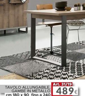 Offerta per Tavolo Allungabile a 489€ in Dotolo Mobili