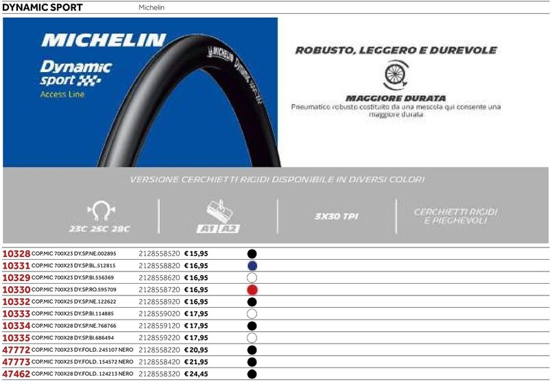Offerta per Michelin Dynamic Sport a 15,95€ in Atala