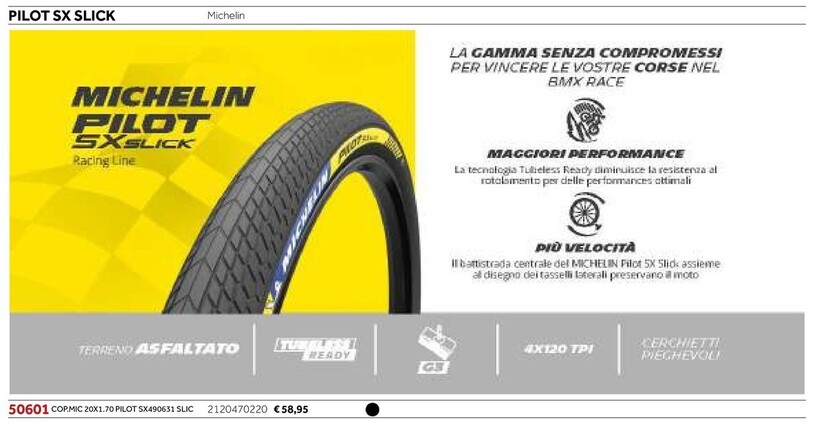 Offerta per Michelin Pilot SX Slick a 58,95€ in Atala