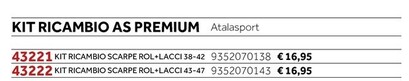 Offerta per Atalasport - Kit Ricambio As Premium a 16,95€ in Atala