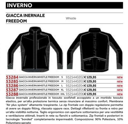 Offerta per Whistle - Giacca Inernale Freedom a 129,95€ in Atala