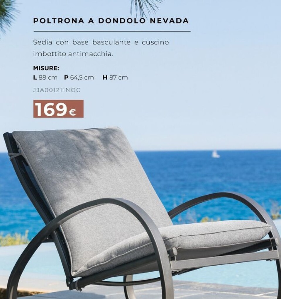 Offerta per Poltrona A Dondolo Nevada a 169€ in Kasanova