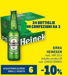 Offerta per Heineken Birra in Metro
